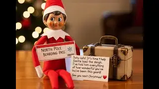 Волшебное прощание: Эльф на полке возвращается на Северный полюс! 🎅✈️