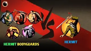 SHADOW FIGHT 2 || HERMIT OWN BODYGUARDS VS HERMIT || #shadowfight2