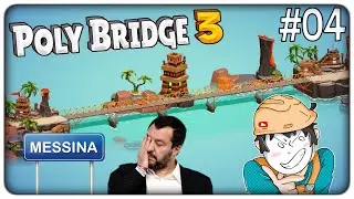 MI PREPARO A COSTRUIRE IL PONTE SULLO STRETTO CREANDONE UNO LUNGHISSIMO | Poly Bridge 3 - ep.04