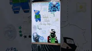 Kakashi Journal | anime journal art |#journaling #kakashi  #narutoshippuden #kakashihatake #wolf