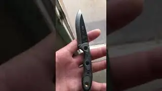 Tops MSK 2.5 edc fixed blade in XL hands