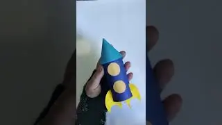 Turn a Toiler Paper Roll into a Rocket #shorts