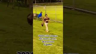 2024 10U Little League All-Stars is over! 26 games / 5 practices / 38 days #littleleaguebaseball