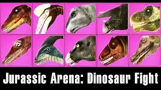 Jurassic Arena Dinosaur Fight #5 - Pterodactyl, Allosaurus | Eftsei Gaming