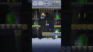 Super Mario Run - World 2-1: Ghost-Door Deception - Green Coins