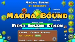 Magma Bound 100% COMPLETE (NEW HARDEST) | (On Stream) Geometry Dash
