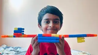 Super sonic air travel model with Bullet building blocks 🛩️