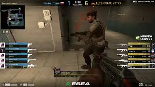 [RUSSIAN] ESEA MDL SEASON 30 EUROPE IZAKO BOARS VS ALTERNATE ATTAX | TRAIN | CSGO 2019