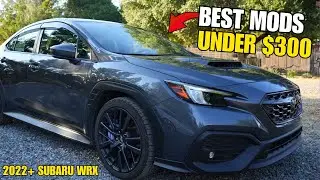 BEST MODS UNDER $300 for the 2022+ Subaru WRX!