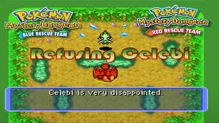 Refusing Celebi - Pok&eacute;mon Mystery Dungeon Red/Blue Rescue Team