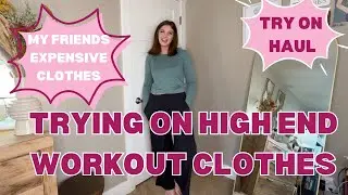 Trying on High End Workout Clothes!!