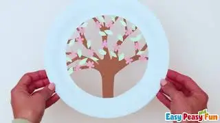 Paper Plate Tree Craft