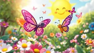 Colorful Butterfly 🦋 | Cute Kids Rhyme in English | Nanhe Sitare TV #NanheSitareTV 21