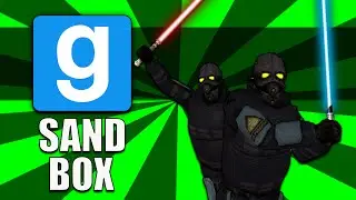 Gmod Sandbox - Lightsaber Ragdoll Fight! (Garry's Mod)