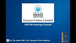 Greaves Cotton Q2FY26 Earnings Concall