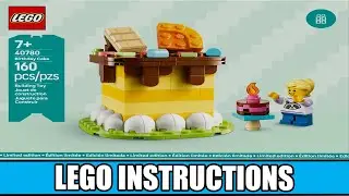 LEGO Instructions - Seasonal - 40780 - Birthday Cake - Birthday