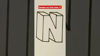 3D letter 