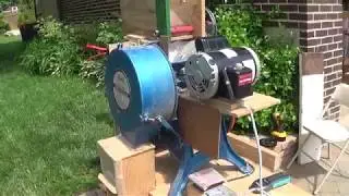 impact huller with dc motor and rototiller