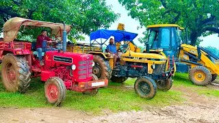 Tractor Power Test in Deep Ditch ALT 3500 | Mahindra 275 | Jcb Video #jcb #tractor
