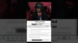 Line 110-115 of Diddy's amended Court filings #diddy #2pac #bighomiecc #explore #reactionvideo #fyp
