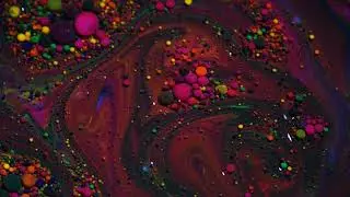 Background video - No Sound - Rainbow liquid