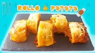 Rollo de patata relleno de carne 🥔🍖