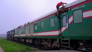 Dhumketu Express Leaving Dhaka Railway Station- Bangladesh Railway