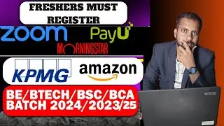 Morningstar New Hiring Announced | Zoom, PayU, KPMG, Amazon Jobs | Apply Now