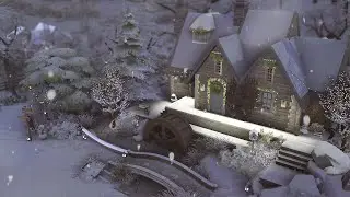 Winter cottage || The Sims 4 Speed build