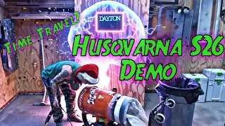 🏴&zwj;☠️🪵 Обзор и демонстрация пылесоса Husqvarna S26 🔧 | Пылесос необходим для контроля пыли на парк...