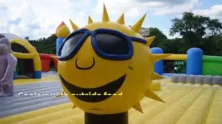 The World's Largest Bounce House comes to Chester Park