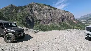 Watching Some Rigs Descend Black Bear Pass