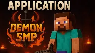 Demon smp application video 🔥||Minecraft|| @senpaigo