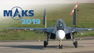 MAKS 2019 ✈️ SU-30SM DEFEATS GRAVITY!! - HD 50fps