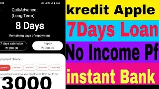 New loan app 2025 Today | Kredit Apple Loan app | 7 Days Loan app | New loan app today
