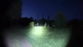 Convoy L6  Cree XHP70 N4-1C 3800LM - ночная съемка. Flashlight