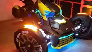Can Am Ryker TricLED and Tire Wear lettering upgrades