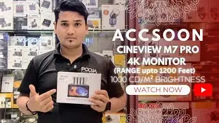 Best budget 4k monitor for cinema.(Accsoon cineview m7 pro 4k monitor #cinema #monitor 