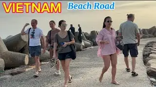 Evening Breeze Walk by the Sea &ndash; Very Relaxing