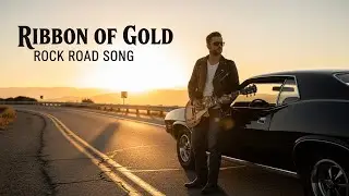Ribbon of Gold &ndash; Vintage Rock Road Song at Sunset