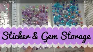 Sticker & Gem Storage