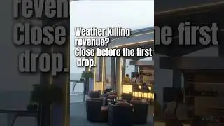 Rainy Courtyard? This Retractable Roof Keeps Seats Open Install in Days, Not Months  Sliding Roof