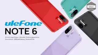 Смартфон Ulefone Note 6 - 1 ГБ ОЗУ и 32 ГБ - Android 11 ГБ - 3300 мАч - Распаковка