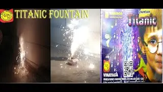 Titanic Fountain Sony Fireworks | Sonny Fireworks | Vinayaga Flower Pot Crackling