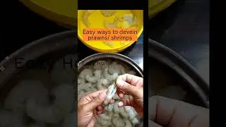 🦐 How To Devein Prawns Easily 💯