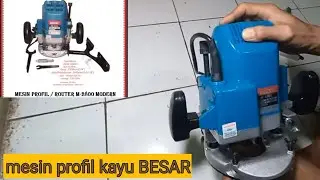 mesin profil kayu / profil besar / Router besar merk modern m2800 harganya murah jaminan tangguh