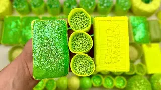 ASMR Oddly satisfying video 💛 Crushing foam boxes 💚 Clay crackling 💛 Cutting soap cubes 💚