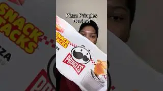Pizza Pringles Review! #pringles #snacks #chips #shorts
