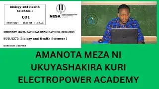 2024 NATIONAL EXAMINATION BIOLOGY I | O-LEVEL | MARKING GUIDE| ALL QUESTIONNS