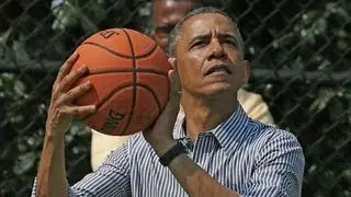 Barack Obama's basketball fail